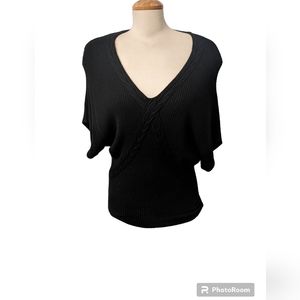 Buffalo David Button Black Sweater size M